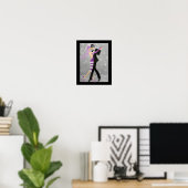WHIMSICAL TANGO DANCERS POSTER (Thuiskantoor)