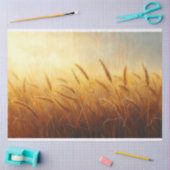 Whimsical Tarweveld Landschap Art Decoupage Tissuepapier (Craft)