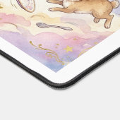 Whimsical Tea Party Animals – Cute Fox, Bunny & Ba Bureaumat (Hoek)