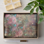 Whimsical Tea Party Fantasy Garden Decoupage Tissuepapier (Geschenk)