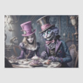 Whimsical Tea Party in Wonderland - Decoupage - Tissuepapier (Voorkant)