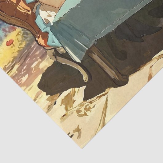 Whimsical Tea Party Tissuepapier (Detail)