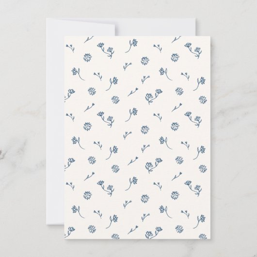 Whimsical  Tea Party Vrijgezellenfeest Kaart (Achterkant)