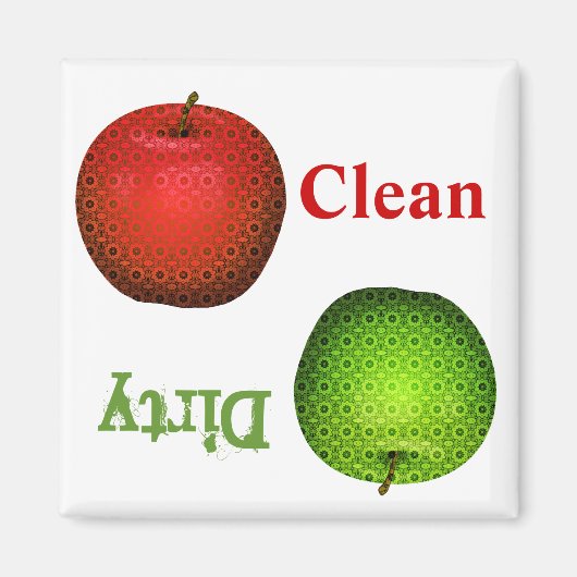 Whimsical Teacher's Dish Washer Magnet (Voorkant)