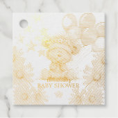 Whimsical Teddy Bear Baby Shower  Bedankjes Labels (Voorkant)