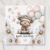 Whimsical Teddy Bear Baby Shower Bedankjes Labels (Voorkant)