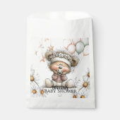 Whimsical Teddy Bear Baby Shower  Bedankzakje (Voorkant)