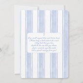 Whimsical Teddy Bear Baby Shower Boy Kaart (Achterkant)