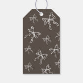 Whimsical Teddy Bear Baby Shower Cadeaulabel (Achterkant)