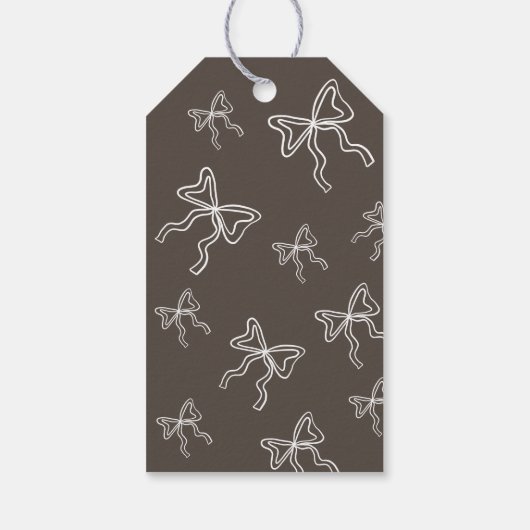 Whimsical Teddy Bear Baby Shower  Cadeaulabel (Achterkant)