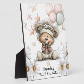 Whimsical Teddy Bear Baby Shower  Fotoplaat (Zijkant)