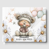 Whimsical Teddy Bear Baby Shower  Gastenboek (Voorkant)