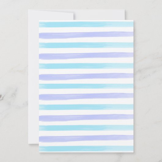 Whimsical Teddy Boys Baby shower Uitnodiging (Achterkant)