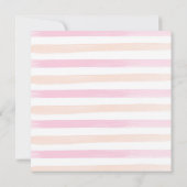 Whimsical Teddy Meisjes Baby shower Uitnodiging (Achterkant)