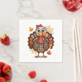 Whimsical Thanksgiving Fun Servet (Insitu)
