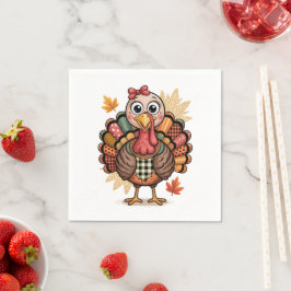 Whimsical Thanksgiving Fun Servet