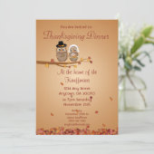 Whimsical Thanksgiving Ownership Card Kaart (Staand voorkant)