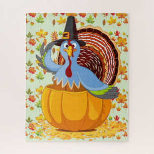 Whimsical Thanksgiving Turkey Foto Puzzle Legpuzzel