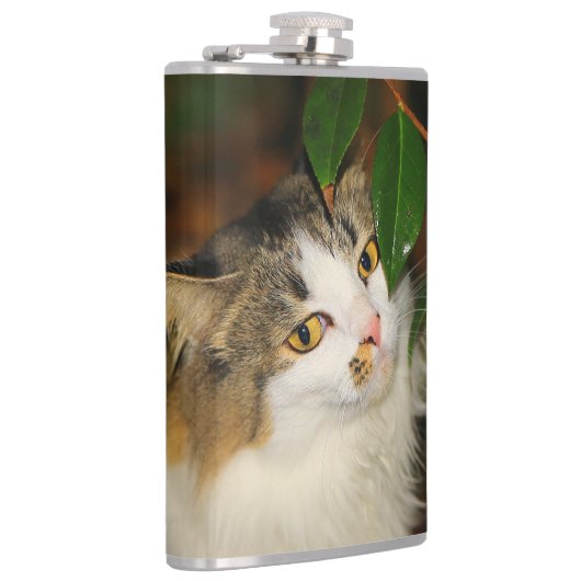 Whimsical The Cat en de Camellia Heupfles (Rechts)