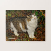 Whimsical The Cat en de Camellia Legpuzzel (Horizontaal)
