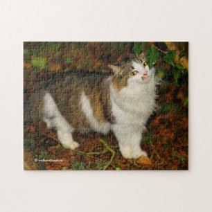 Whimsical The Cat en de Camellia Legpuzzel