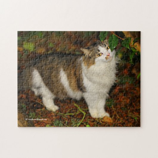 Whimsical The Cat en de Camellia Legpuzzel (Horizontaal)