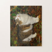 Whimsical The Cat en de Camellia Legpuzzel (Verticaal)