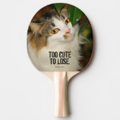 Whimsical The Cat en de Camellia Tafeltennisbatje (Voorkant)