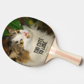 Whimsical The Cat en de Camellia Tafeltennisbatje (Zijkant)