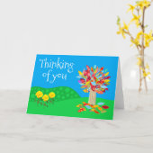 Whimsical Thinking of You card by Jo Images Kaart (Gele Bloem)