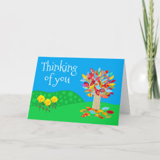 Whimsical Thinking of You card by Jo Images Kaart