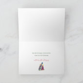 Whimsical Three Wise Men Kings with star and gifts Feestdagen Kaart (Binnen)