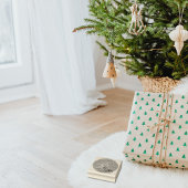 Whimsical Tiger Christmas Tree Rubberstempel