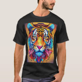 Whimsical Tiger T-shirt Design (Voorkant)