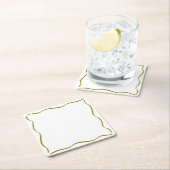 Whimsical Tini beetje oudere Martini verjaardag Kartonnen Onderzetters (Insitu)