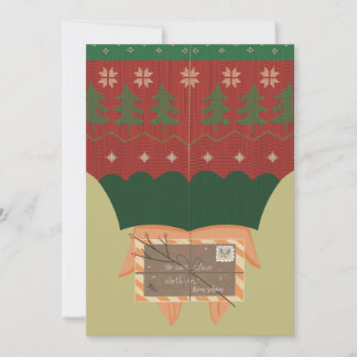 Whimsical "To Santa" Christmas Card 5x7-xmas Kaart