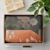 Whimsical Toad op levendige paddenstoeldecoupage Tissuepapier (Geschenk)