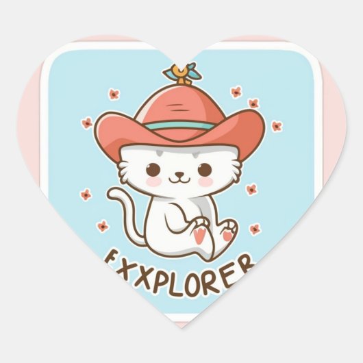 Whimsical Trading Adventure Sticker - Schattigee k (Voorkant)