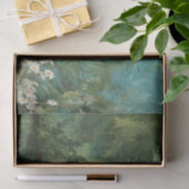 Whimsical Tranquil Swan op Forest Stream Tissuepapier (Geschenk)