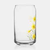 Whimsical Transparent Daffodil Garden: Dromerig Blikvorm Glas (Rechts)