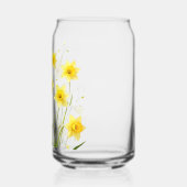 Whimsical Transparent Daffodil Garden: Dromerig Blikvorm Glas (Links)