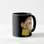 Whimsical Traveler Bird – Kind Ones Adventure Mug Mok (Voorkant rechts)