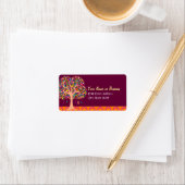 Whimsical Tree - Aangepaste Adresetiketten Etiket (Insitu)