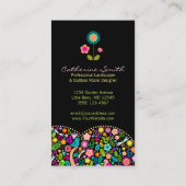 Whimsical Tree - Aangepaste (verticale) Visitekaar Visitekaartje (Achterkant)