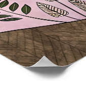 Whimsical Tree Art Print, Abstracte Natuur Poster, Poster (Hoek)