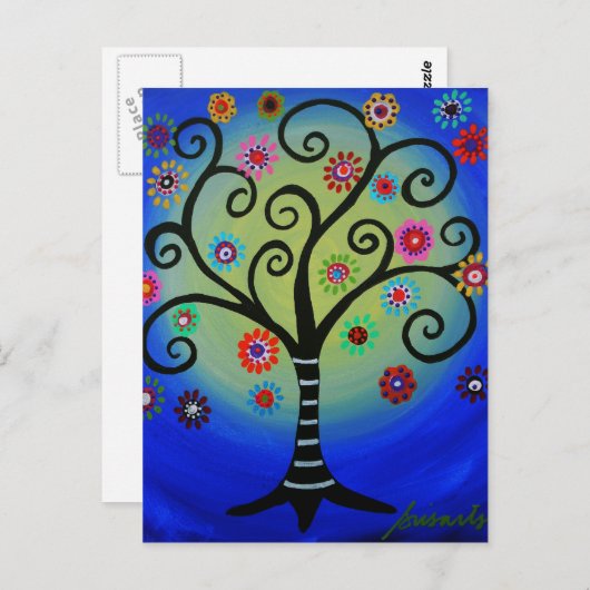 Whimsical Tree Briefkaart (Voorkant / Achterkant)