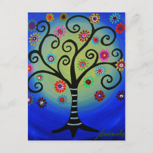 Whimsical Tree Briefkaart