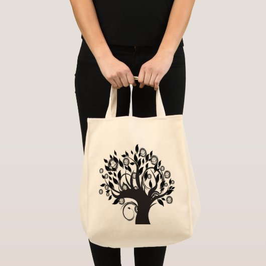 Whimsical Tree Canvas tas (Voorkant (product))
