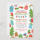 Whimsical Tree & Gifts kerstinpakfeest Kaart (Voorkant)