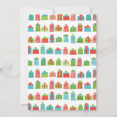 Whimsical Tree & Gifts kerstinpakfeest Kaart (Achterkant)